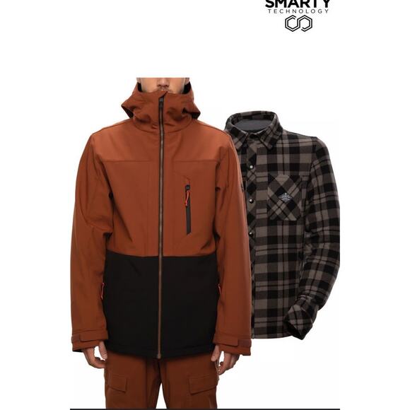 686 Smarty 3-In-1 Winter Snow Coat Jacket US Men's XL New - Picture 1 of 7